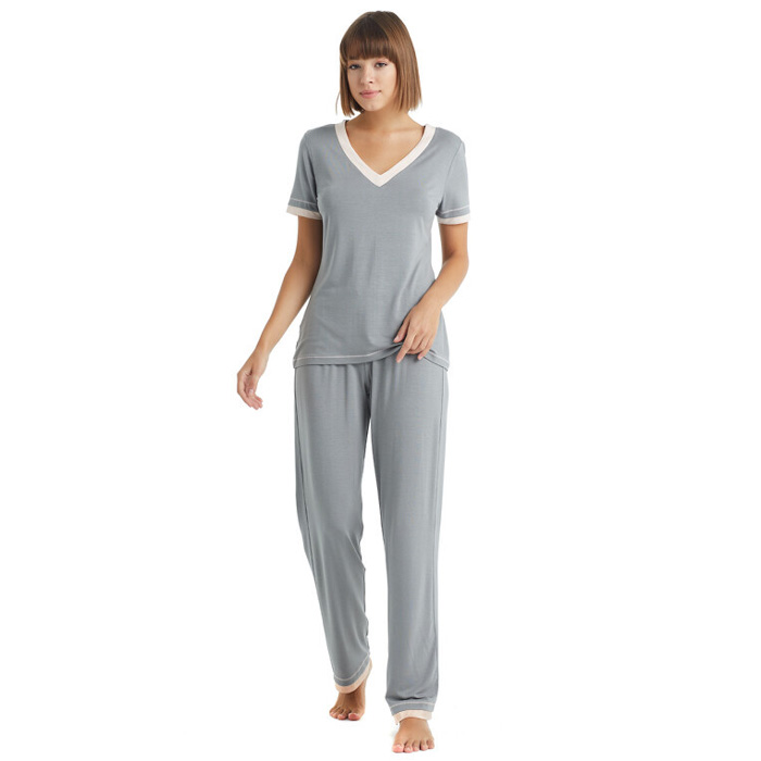 Minimalism Pyjamas 51049 Grey_ - Reinfann