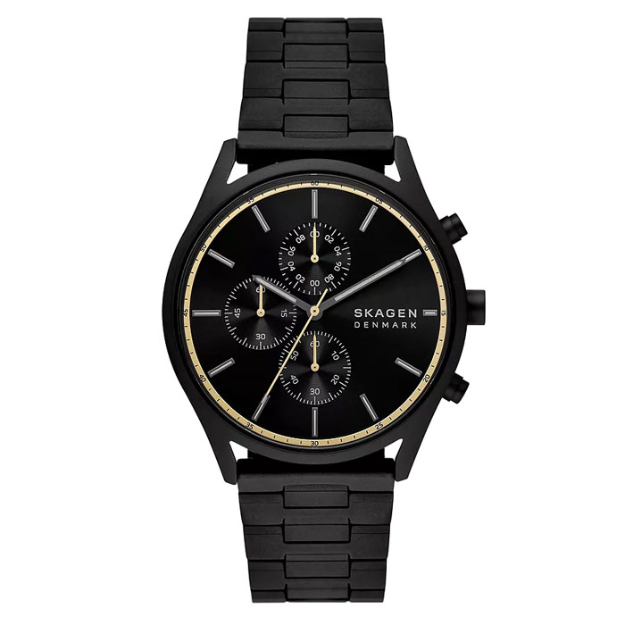 Skagen Holst Chronograph Ur Black SKW6910 - Reinfann